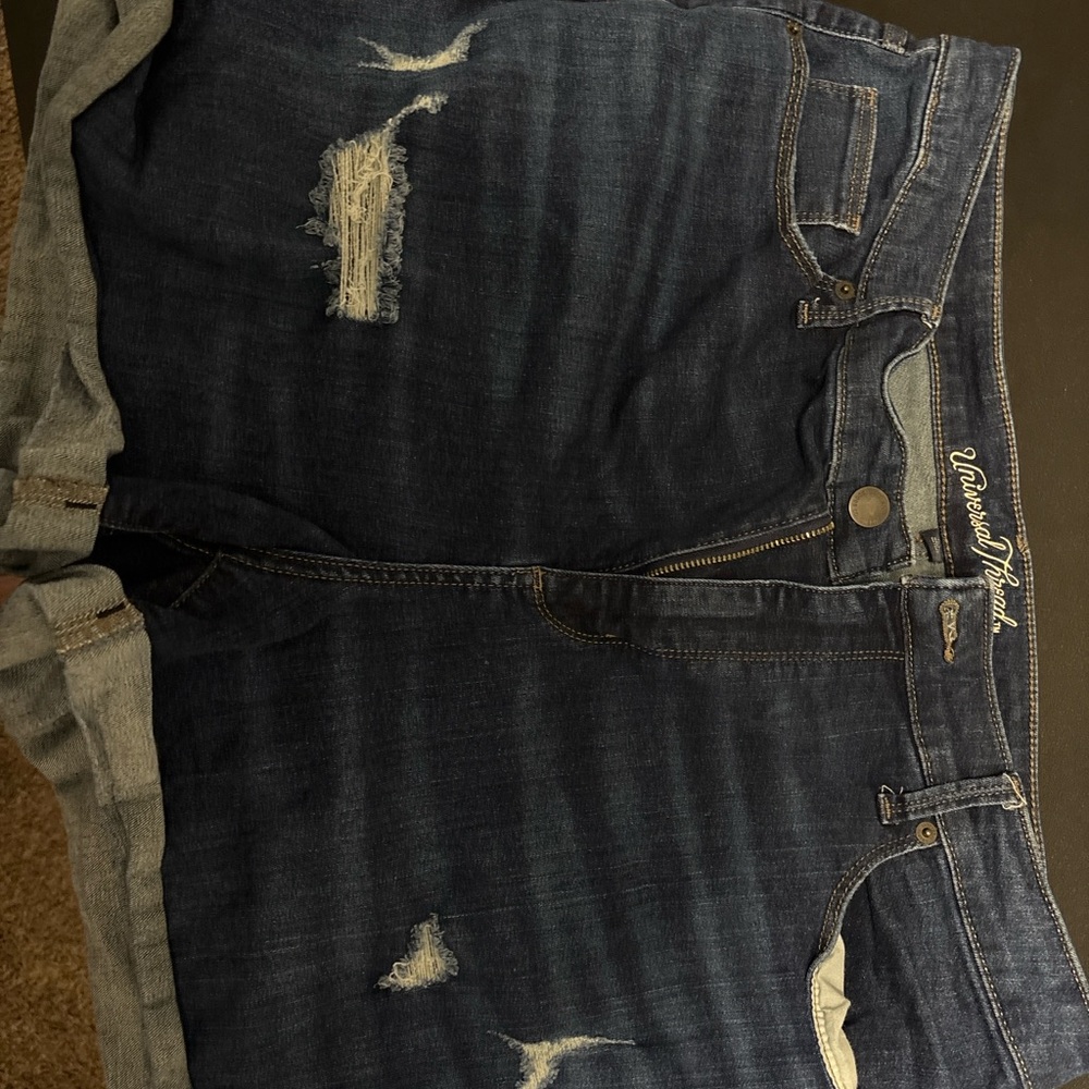 Universal Thread Dark Blue Denim Shorts